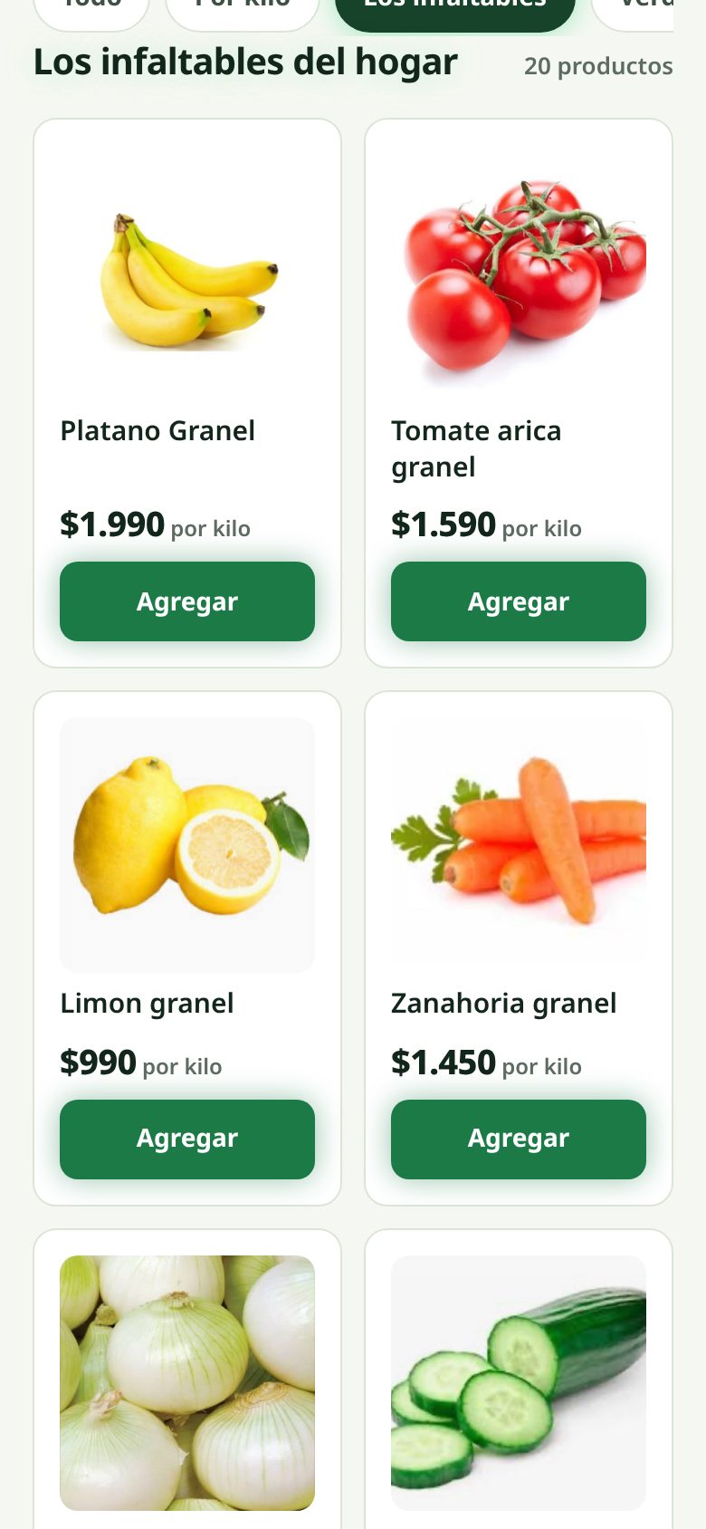 Catálogo de Vega Edén en celular, hecho con Kiloventas